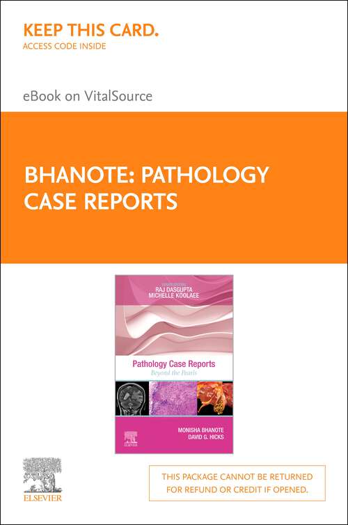 Book cover of Pathology Case Reports ,E-Book: Pathology Case Reports ,E-Book