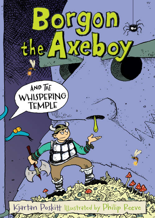 Book cover of Borgon the Axeboy and the Whispering Temple (Main)