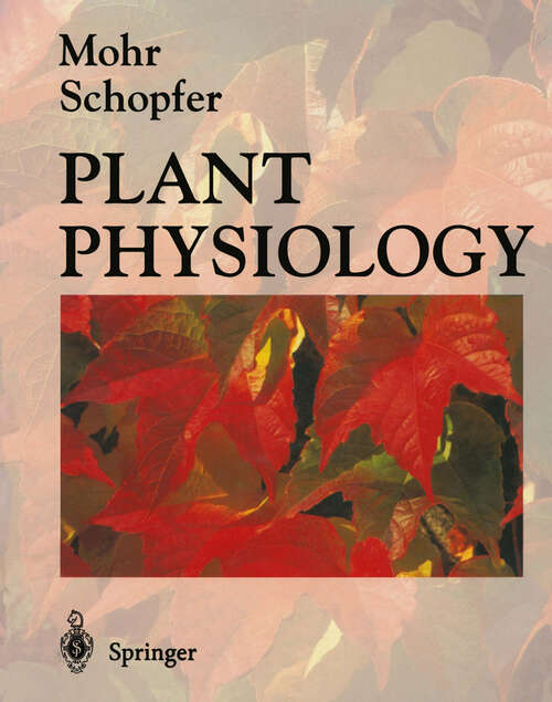 Book cover of Plant Physiology (1995)