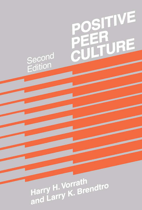 Book cover of Positive Peer Culture (2)