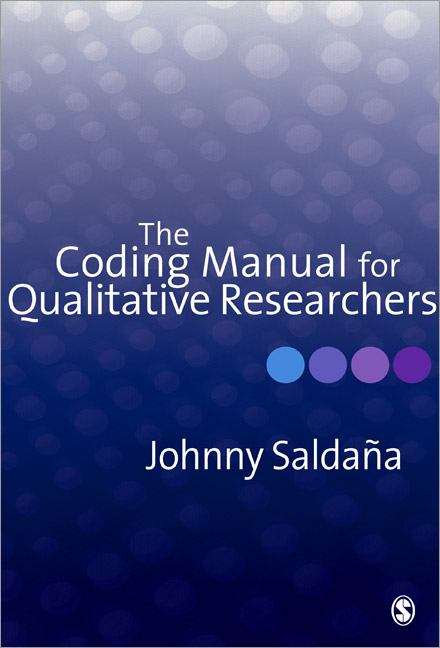 Book cover of The Coding Manual For Qualitative Researchers (PDF)