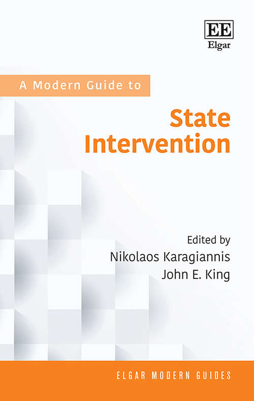 Book cover of A Modern Guide to State Intervention: Economic Policies for Growth and Sustainability (Elgar Modern Guides)