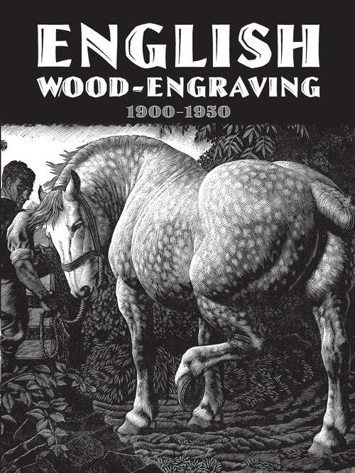 Book cover of English Wood-Engraving 1900-1950