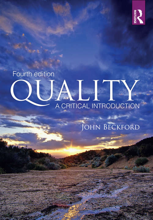Book cover of Quality: A Critical Introduction (4)
