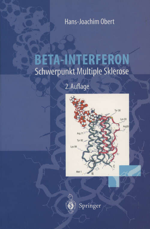 Book cover of Beta-Interferon: Schwerpunkt Multiple Sklerose (2. Aufl. 1996)