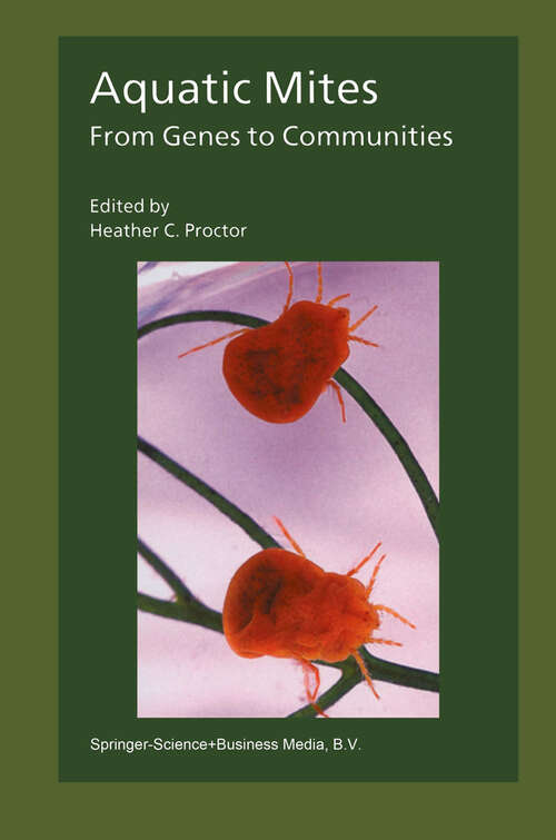 Book cover of Aquatic Mites from Genes to Communities (2004)