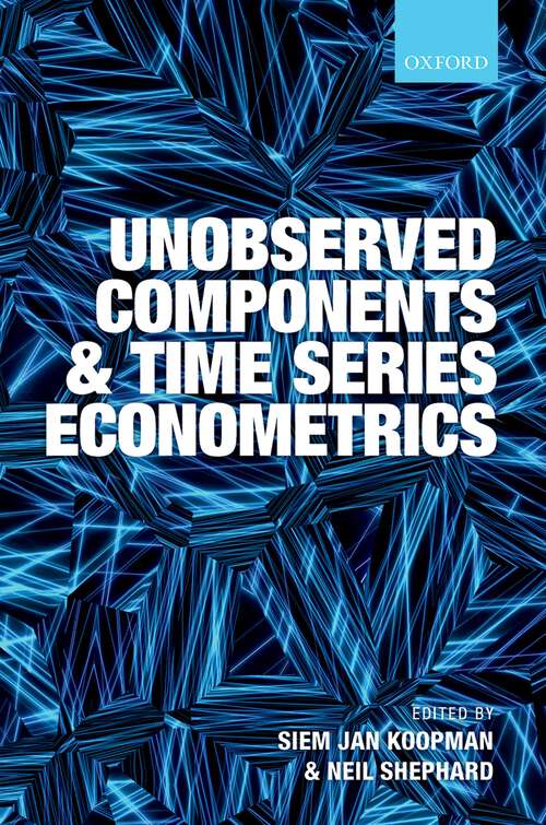 Book cover of Unobserved Components and Time Series Econometrics