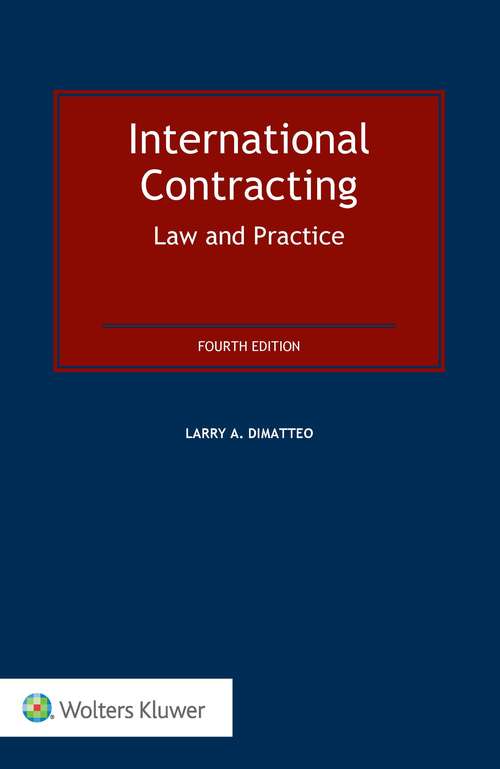 Book cover of International Contracting: Law and Practice (4)