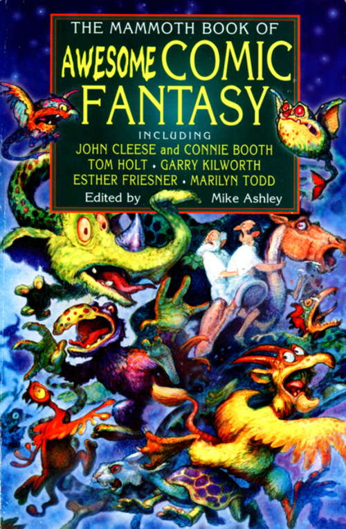Book cover of The Mammoth Book of Awesome Comic Fantasy (Mammoth Books)