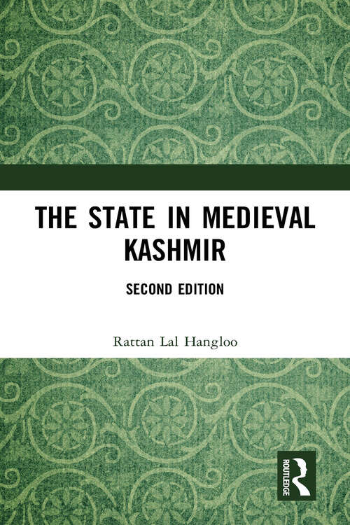 Book cover of The State in Medieval Kashmir (2)