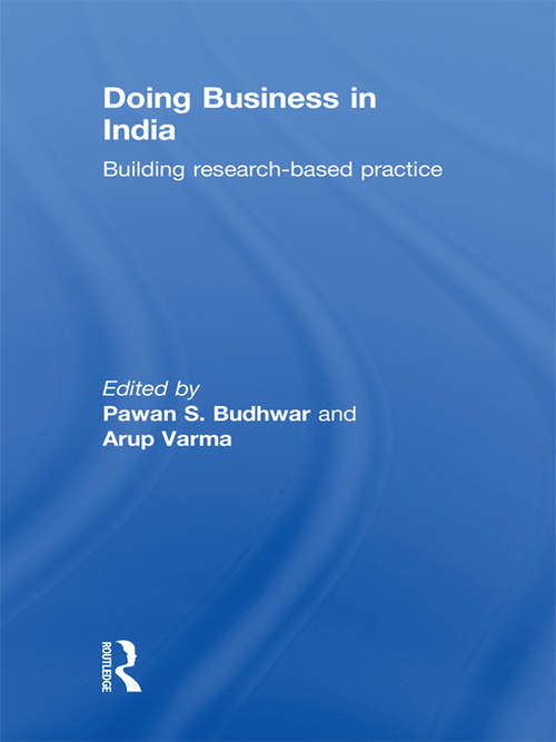 Book cover of Doing Business in India