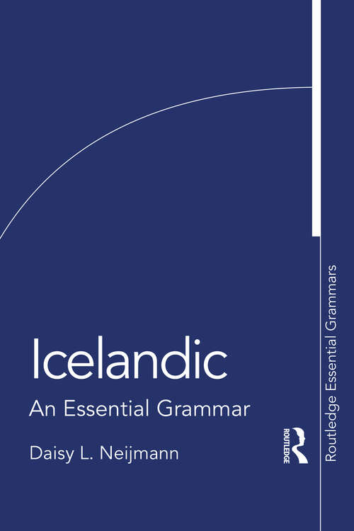 Book cover of Icelandic: An Essential Grammar (Routledge Essential Grammars)