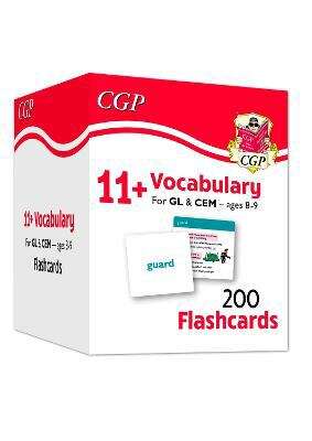 Book cover of 11+ Vocabulary Flashcards for Ages 8-9 - Pack 1