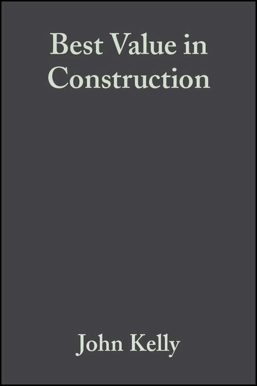 Book cover of Best Value in Construction