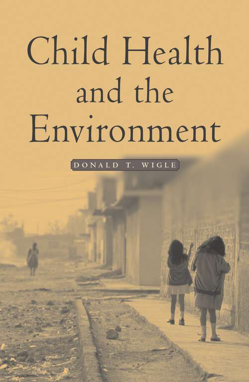 Book cover of Child Health and the Environment