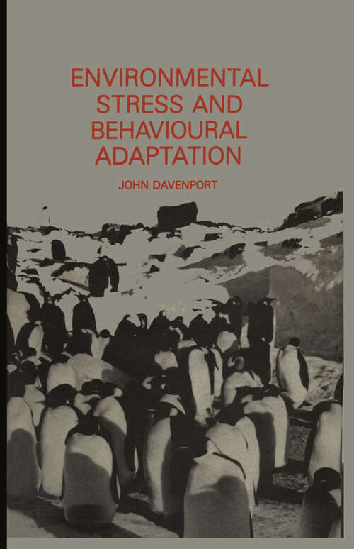 Book cover of Environmental Stress and Behavioural Adaptation (1985)