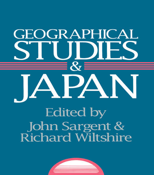 Book cover of Geographical Studies and Japan