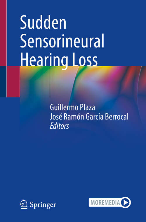 Book cover of Sudden Sensorineural Hearing Loss (2024)