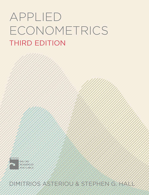 Book cover of Applied Econometrics (3rd ed. 2015)