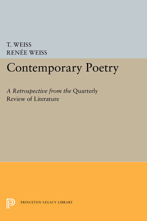 Book cover of Contemporary Poetry: A Retrospective from the "Quarterly Review of Literature" (PDF)