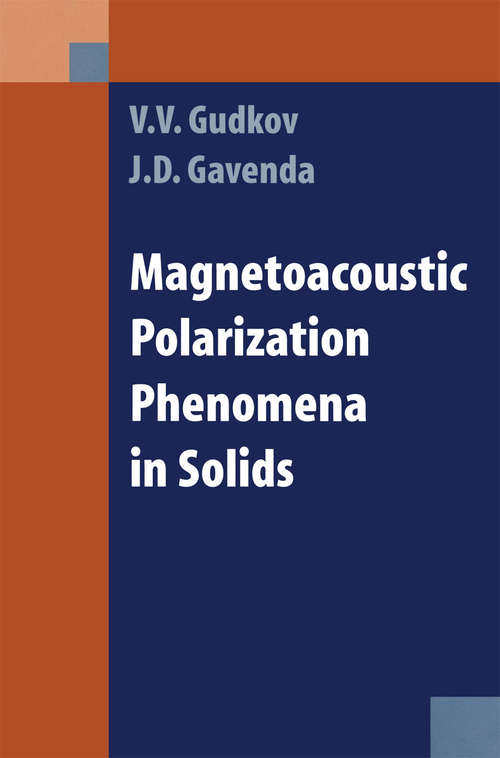 Book cover of Magnetoacoustic Polarization Phenomena in Solids (2000)