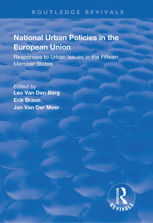 Book cover of National Urban Policies in the European Union (Routledge Revivals)