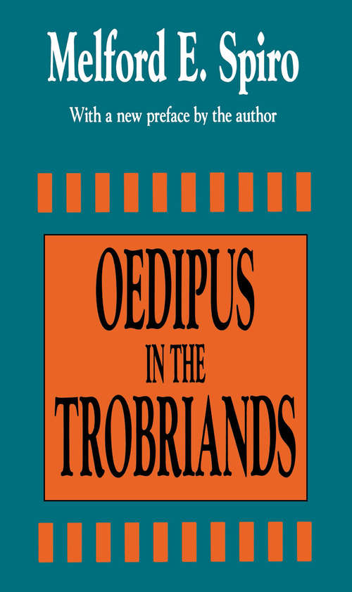 Book cover of Oedipus in the Trobriands