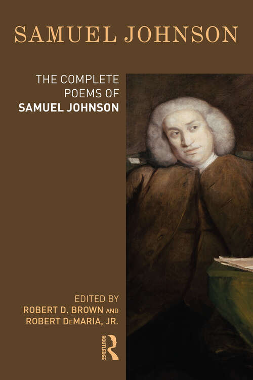 Book cover of The Complete Poems of Samuel Johnson (Longman Annotated English Poets)