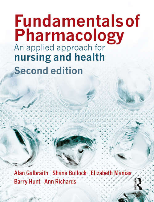 Book cover of Fundamentals of Pharmacology: An Applied Approach for Nursing and Health (2)