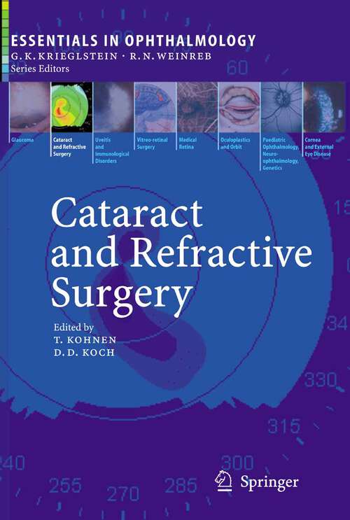 Book cover of Cataract and Refractive Surgery (2006) (Essentials in Ophthalmology)