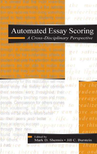 Book cover of Automated Essay Scoring: A Cross-disciplinary Perspective