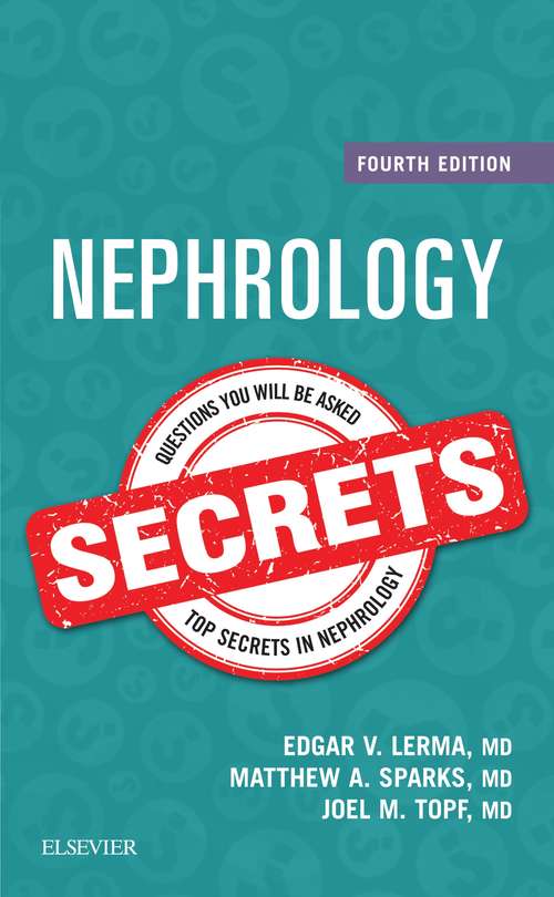Book cover of Nephrology Secrets E-Book: Nephrology Secrets (3) (Secrets)