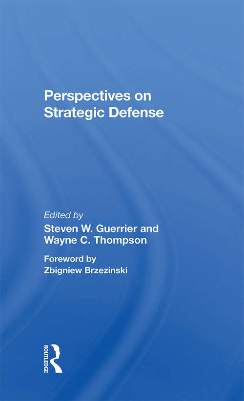 Book cover of Perspectives On Strategic Defense