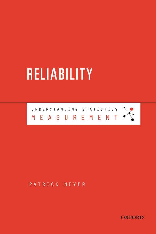 Book cover of Understanding Measurement: Reliability