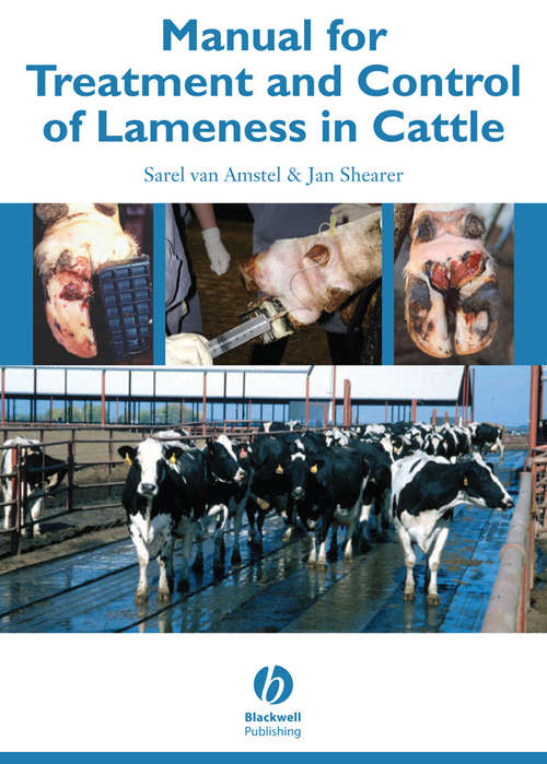 Book cover of Manual for Treatment and Control of Lameness in Cattle