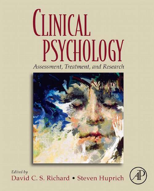 Book cover of Clinical Psychology: Assessment, Treatment, and Research