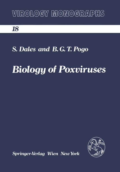 Book cover of Biology of Poxviruses (1981) (Virology Monographs   Die Virusforschung in Einzeldarstellungen #18)