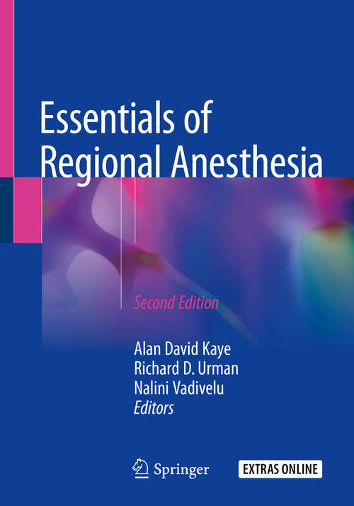 Book cover of Essentials of Regional Anesthesia