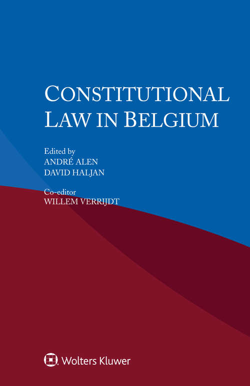 Book cover of Constitutional Law in Belgium