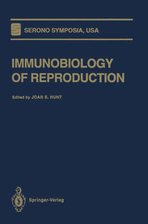 Book cover of Immunobiology of Reproduction (1994) (Serono Symposia USA)