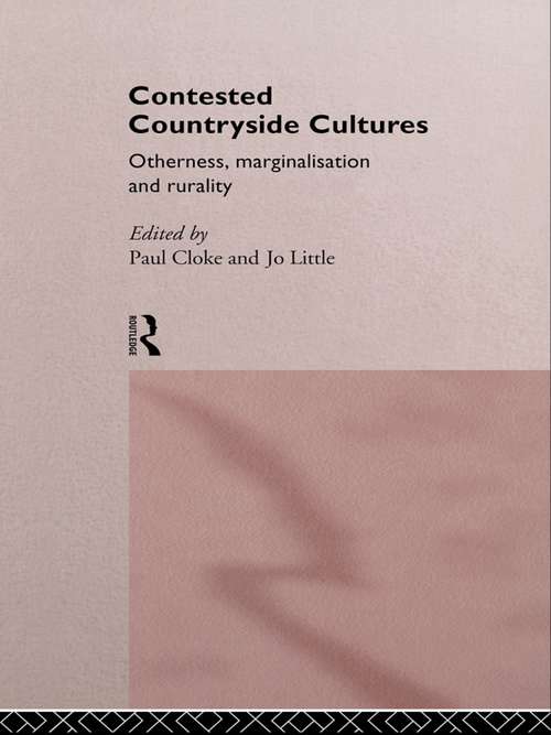 Book cover of Contested Countryside Cultures: Rurality and Socio-cultural Marginalisation