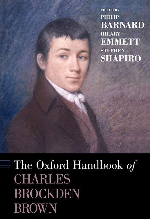 Book cover of The Oxford Handbook of Charles Brockden Brown (Oxford Handbooks)