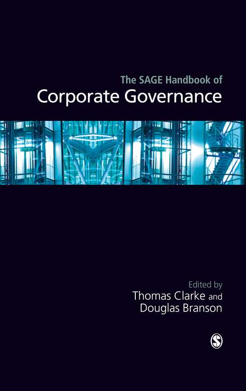 Book cover of The SAGE Handbook of Corporate Governance