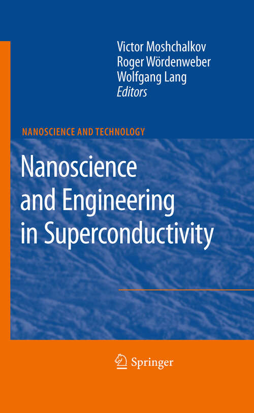 Book cover of Nanoscience and Engineering in Superconductivity (2010) (NanoScience and Technology)