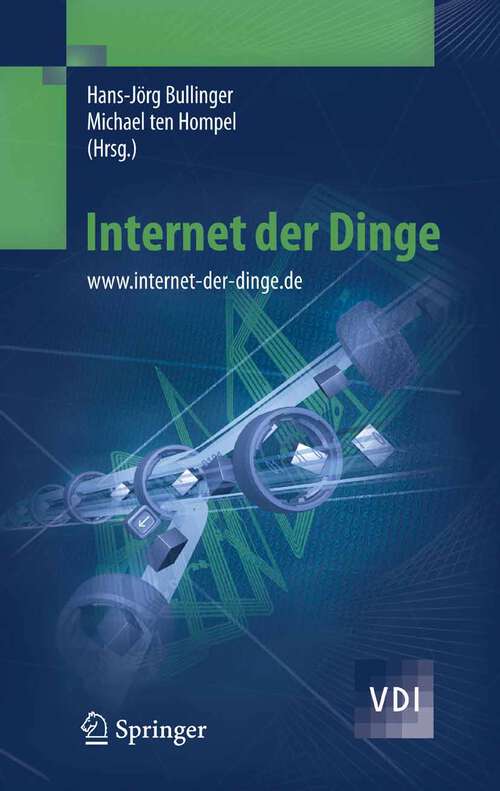 Book cover of Internet der Dinge: www.internet-der-dinge.de (2007) (VDI-Buch)