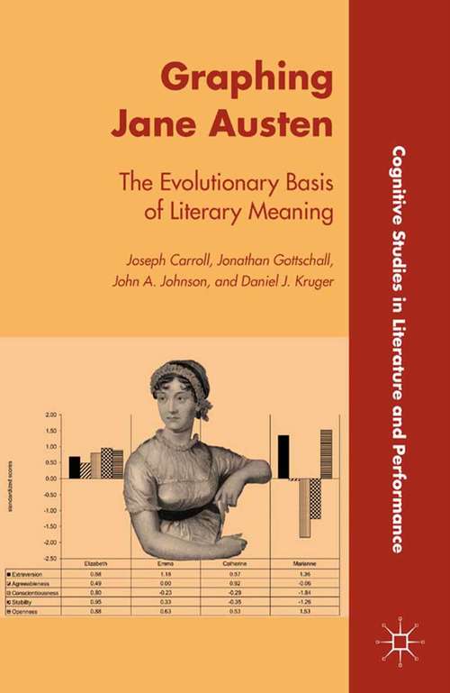 Book cover of Graphing Jane Austen: The Evolutionary Basis of Literary Meaning (2012) (Cognitive Studies in Literature and Performance)