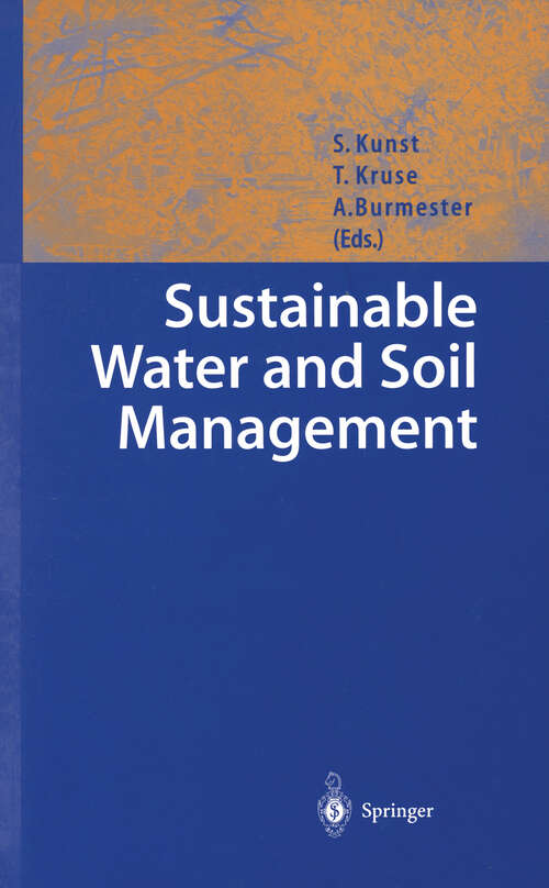 Book cover of Sustainable Water and Soil Management (2002)