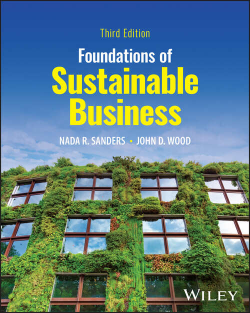 Book cover of Foundations of Sustainable Business (3)