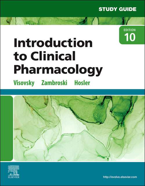 Book cover of Study Guide for Introduction to Clinical Pharmacology E-Book (10)