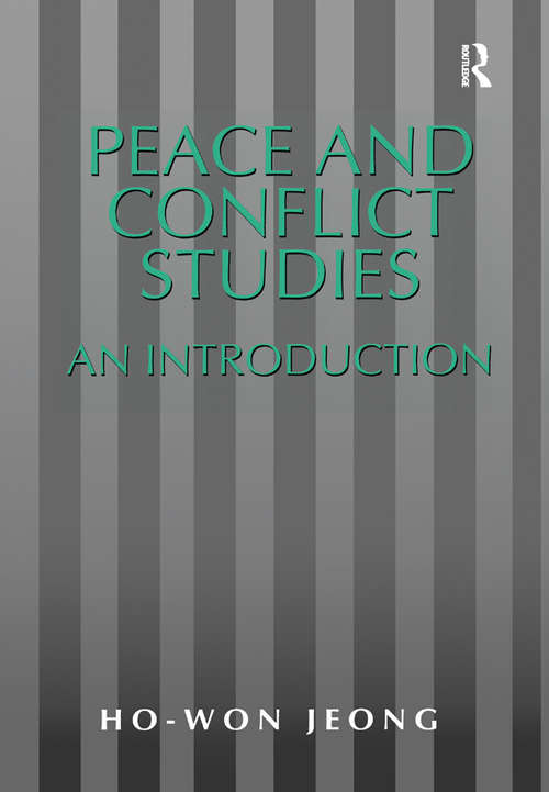 Book cover of Peace and Conflict Studies: An Introduction